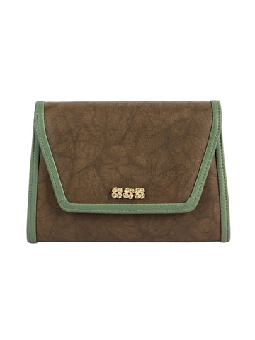 Classic Brown Clutch (SF9)