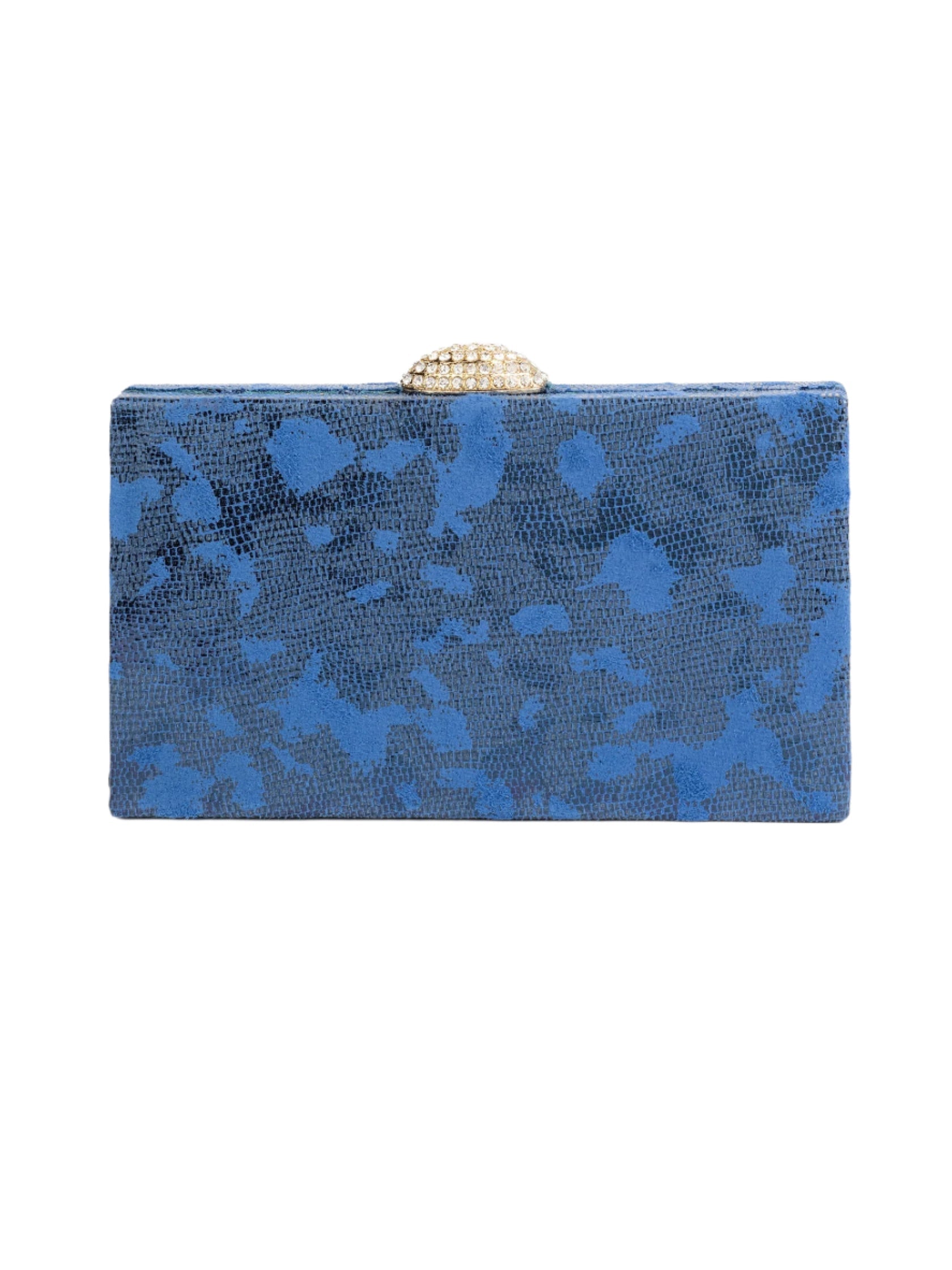 Snake Printed Clutch