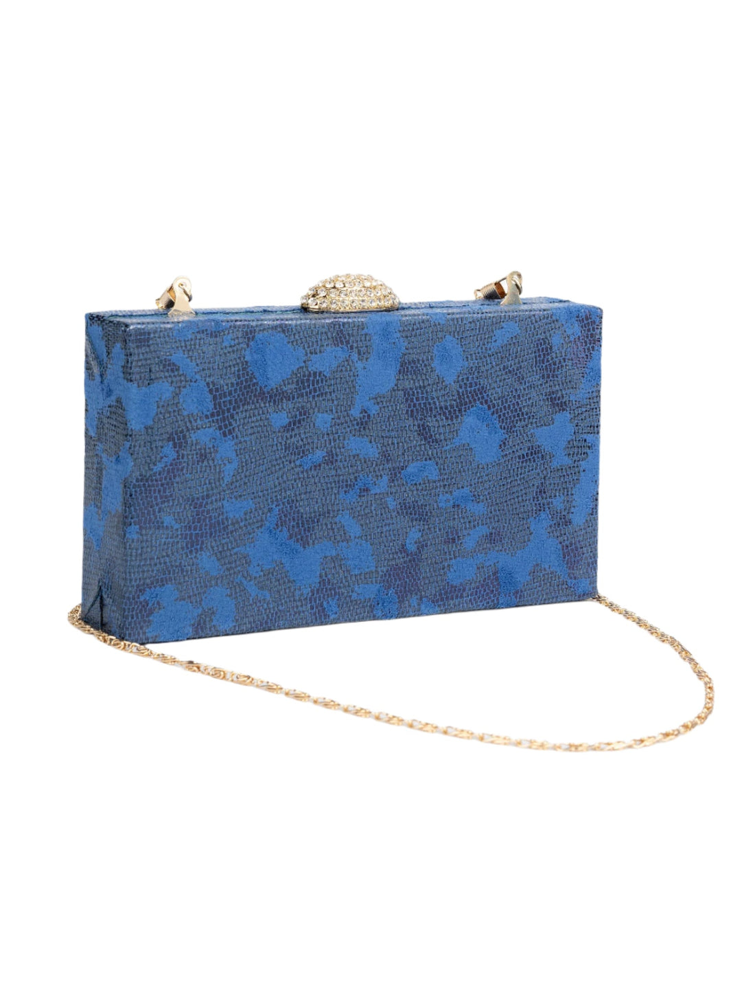 Snake Printed Clutch