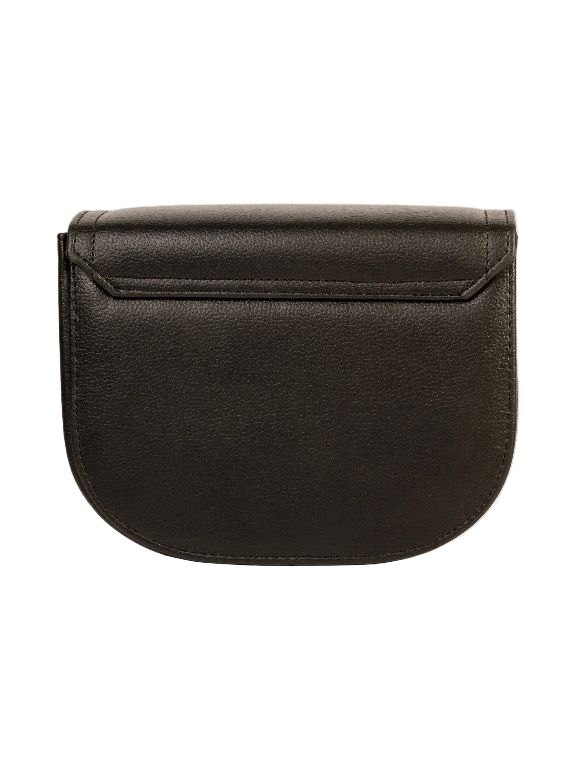 Curved Flap Handbag